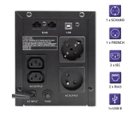Qoltec UPS Line Interactive | Monolith | 2000VA | 1200W - 1180153 - zdjęcie 4